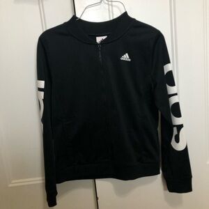Boys size XL black adidas full zip jacket